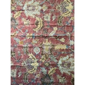 Schumacher Designer Interior Fabric Maharaja's Carpet Rug 55" x 36" Vintage